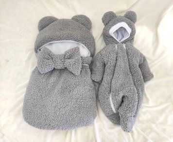 Комплект дитячий теплий хутро тедді copy_copy_1_copy_13_26 фото